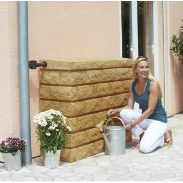 Емкость для воды Каменная стена 400л