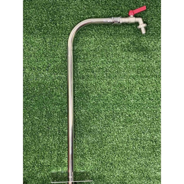 Колонка для воды (нержавеющая сталь) з одним краном типу "Журавель" Колонка для воды (нержавеющая сталь) з одним краном типу "Журавель"