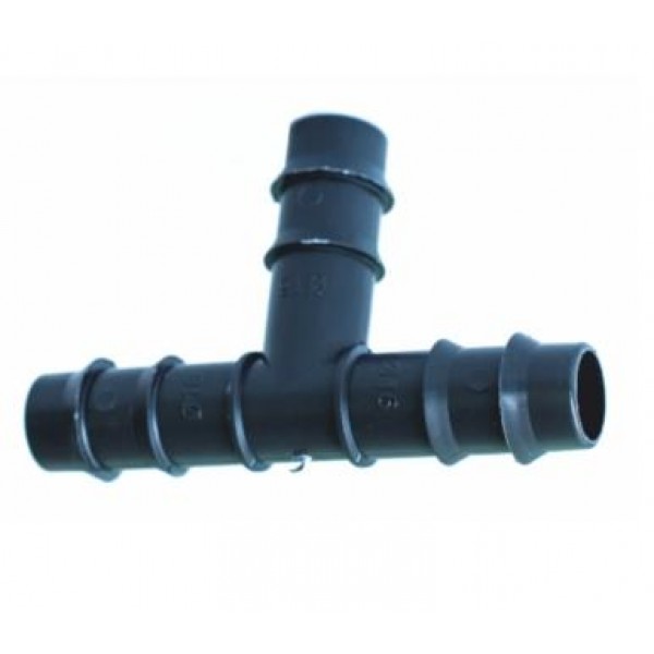 Тройник для капельной трубки 16мм Тройник для капельной трубки 16мм
