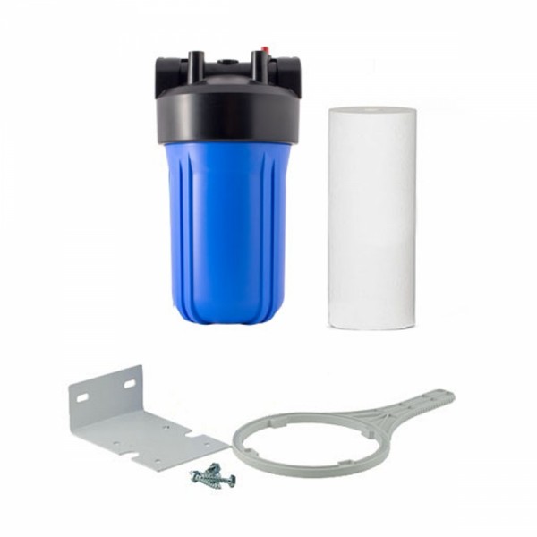 Магистральный фильтр  Big Blue BB10 1" CRYSTAL для холодной воды( с картриджем полипропилен 10)