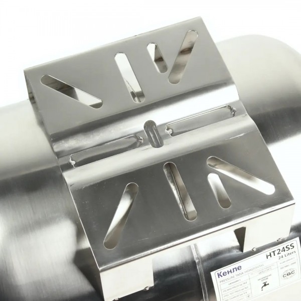 Гидроаккумулятор горизонтальный "Kenle"на 24л (нержавеющая сталь) Гидроаккумулятор горизонтальный "Kenle"на 24л (нержавеющая сталь)