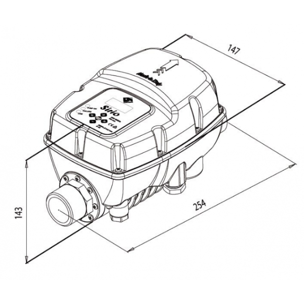 Частотный преобразователь ITALTECNICA Sirio XP 2.0; 1,8 кВт Частотный преобразователь ITALTECNICA Sirio XP 2.0; 1,8 кВт