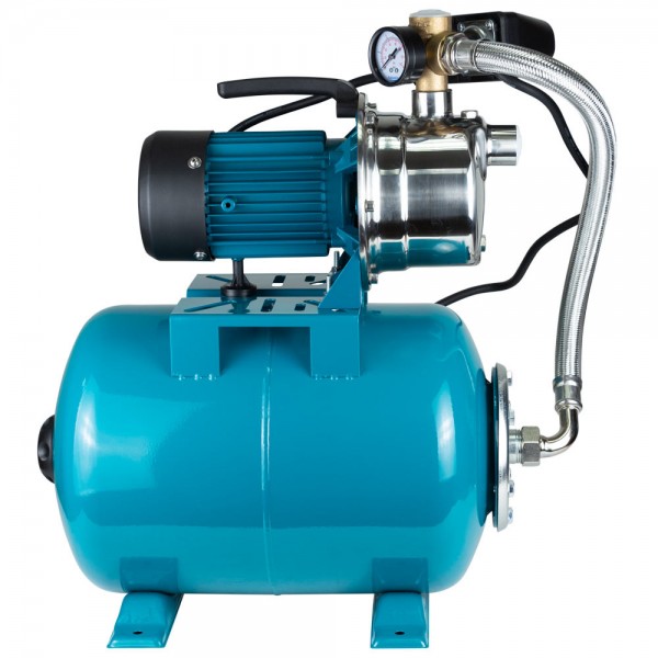 Станция 0.6кВт Hmax 35м Qmax 50л/мин (самовсасывающий насос нерж) 24л Украина AquaticaLEO EKJ-602SA5/UA (775311/24)