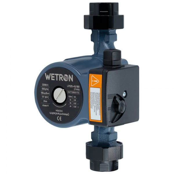 Насос циркуляционный 65Вт Hmax 4м Qmax 63л/мин Ø1 1/2 Насос циркуляционный 65Вт Hmax 4м Qmax 63л/мин Ø1 1/2