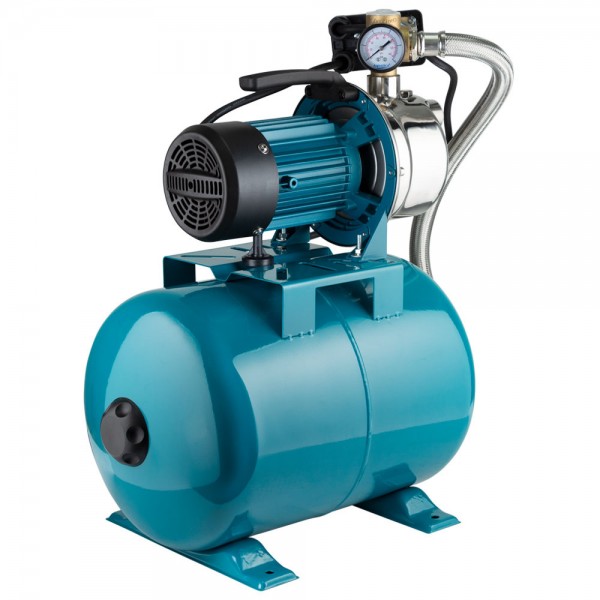 Станция 0.6кВт Hmax 35м Qmax 50л/мин (самовсасывающий насос нерж) 24л Украина AquaticaLEO EKJ-602SA5/UA (775311/24)