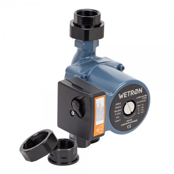 Насос циркуляционный 100Вт Hmax 6м Qmax 75л/мин Ø1 1/2 Насос циркуляционный 100Вт Hmax 6м Qmax 75л/мин Ø1 1/2