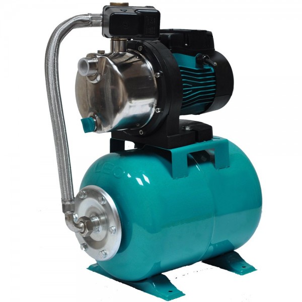 Станция 0.6кВт Hmax 35м Qmax 50л/мин (самовсасывающий насос нерж) 24л LEO (776251) Станция 0.6кВт Hmax 35м Qmax 50л/мин (самовсасывающий насос нерж) 24л LEO (776251)