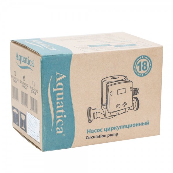 Насос циркуляционный с термодатчиком 65Вт Hmax 4м Qmax 63л/мин Ø1½ Насос циркуляционный с термодатчиком 65Вт Hmax 4м Qmax 63л/мин Ø1½