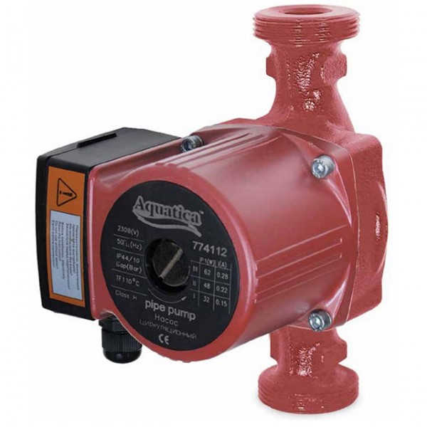 Насос циркуляционный 65Вт Hmax 4м Qmax 63л/мин Ø2 Насос циркуляционный 65Вт Hmax 4м Qmax 63л/мин Ø2