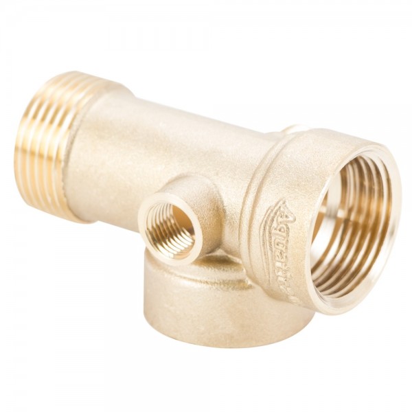Соединитель пятивыводной 80мм 1”М×1”F×1”F×1/4”M×1/4”F ∠180° AQUATICA (779599)