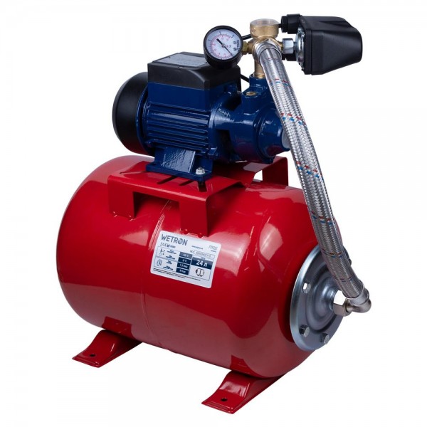 Станция 0.37кВт Hmax 35м Qmax 35л/мин (вихревой насос) 24л Украина WETRON QB60A5 (775011/24) Станция 0.37кВт Hmax 35м Qmax 35л/мин (вихревой насос) 24л Украина WETRON QB60A5 (775011/24)