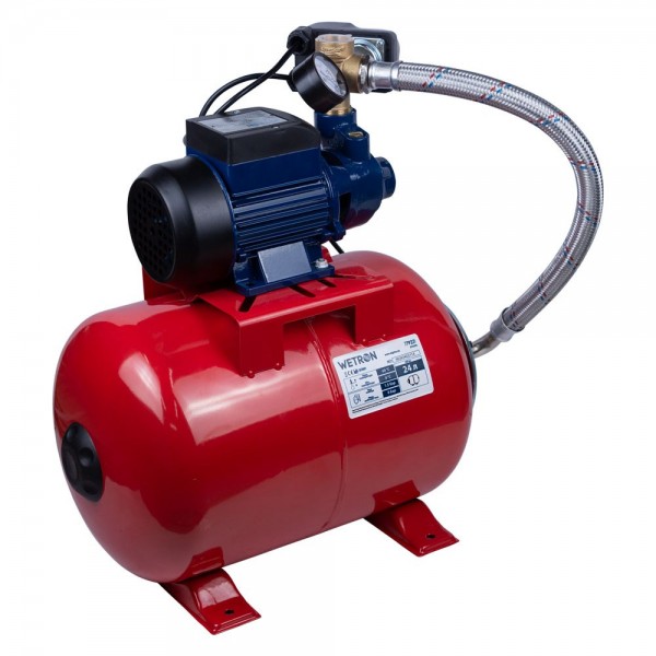 Станция 0.37кВт Hmax 35м Qmax 35л/мин (вихревой насос) 24л Украина WETRON QB60A5 (775011/24) Станция 0.37кВт Hmax 35м Qmax 35л/мин (вихревой насос) 24л Украина WETRON QB60A5 (775011/24)