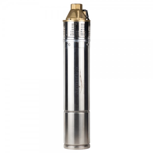 Насос вихревой 0.75кВт H 58(34)м Q 45(20)л/мин Ø96мм 10м кабеля AQUATICA 4SKm100M (778311) Насос вихревой 0.75кВт H 58(34)м Q 45(20)л/мин Ø96мм 10м кабеля AQUATICA 4SKm100M (778311)