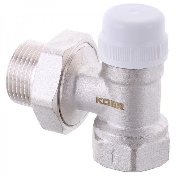 Кран термостатический угловой KOER KR.921 - 1 Кран термостатический угловой KOER KR.921 - 1