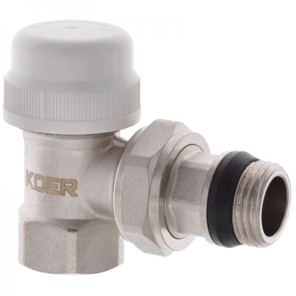 Кран термостатический угловой 1/2