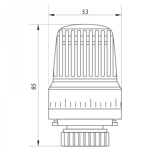 Термоголовка M30x1.5 KOER KR.1330 (KR2676) Термоголовка M30x1.5 KOER KR.1330 (KR2676)