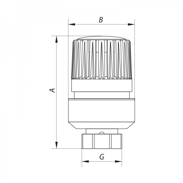 Термоголовка M30x1.5 KOER KR.1334 (KR2843) Термоголовка M30x1.5 KOER KR.1334 (KR2843)