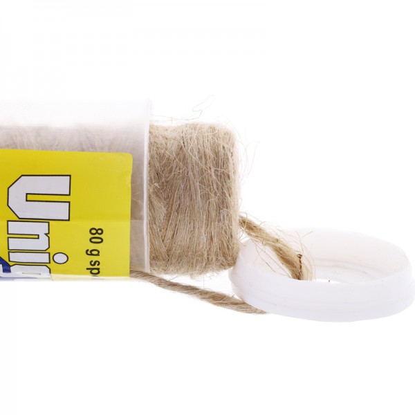 Лён сантехнический UNIPAK Unigarn 80г. (катушка в контейнере) (UP0587)