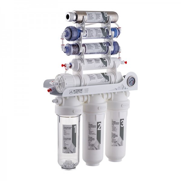 Система обратного осмоса KOER KV.08A ARCTIC 8 (KR3150) Система обратного осмоса KOER KV.08A ARCTIC 8 (KR3150)