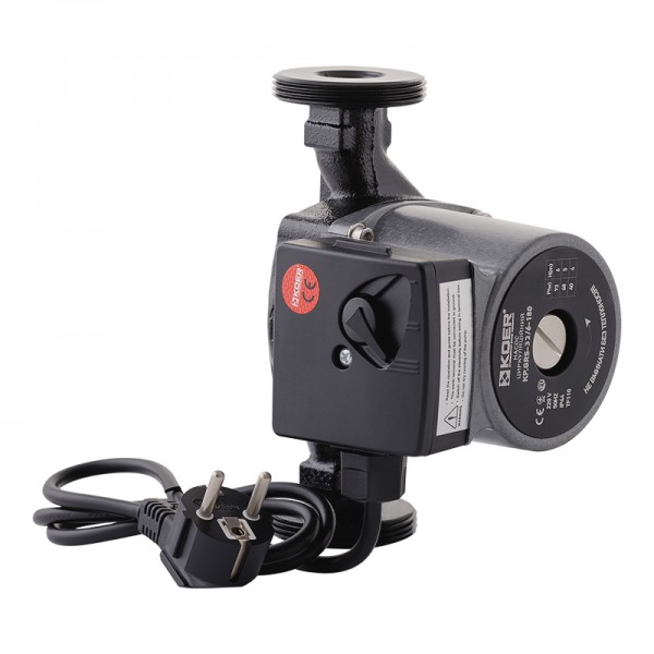 Насос циркуляционный KOER KP.GRS-32/6-180 (с гайками, кабелем и вилкой) (обмотка - медь) (KP2899)