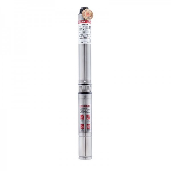 Насос скважинный центробежный KOER 3KDm 2/33 + 60М 1''