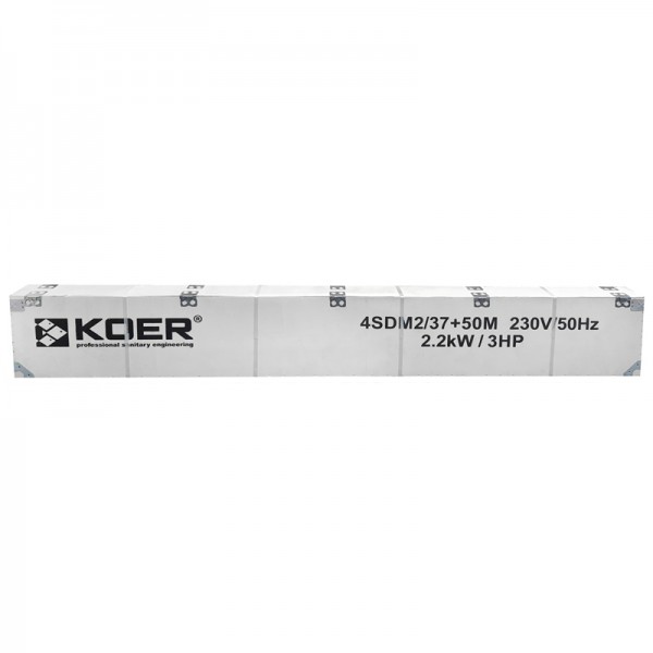 Насос скважин. центроб. KOER 4SDM 2/37 + пульт (KP2632)