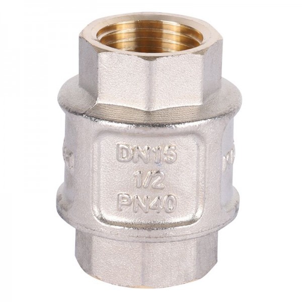 Клапан обратный KOER (никелированный) 1/2 Клапан обратный KOER (никелированный) 1/2