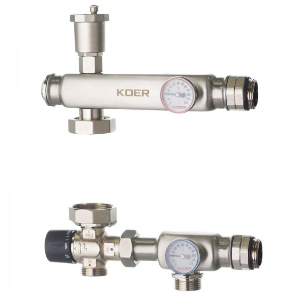 Смесительный узел KOER KR.S1023 (с термостатическим смесит. клапаном ) 1''