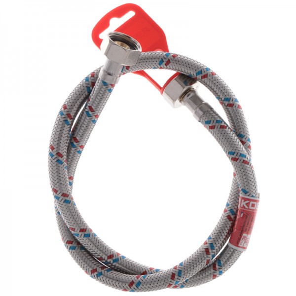 Гибкий шланг для подключения воды Гайка 1/2'' - Гайка 1/2'' (80 см) KOER (KR0256) Гибкий шланг для подключения воды Гайка 1/2'' - Гайка 1/2'' (80 см) KOER (KR0256)