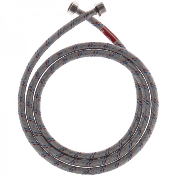 Гибкий шланг для подключения воды Гайка 1/2'' - Штуцер 1/2'' (200 см) KOER (KR0271) Гибкий шланг для подключения воды Гайка 1/2'' - Штуцер 1/2'' (200 см) KOER (KR0271)