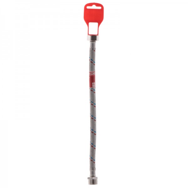 Гибкий шланг для подключения воды Гайка 1/2'' - Штуцер 1/2'' (30 см) KOER (KR0262)