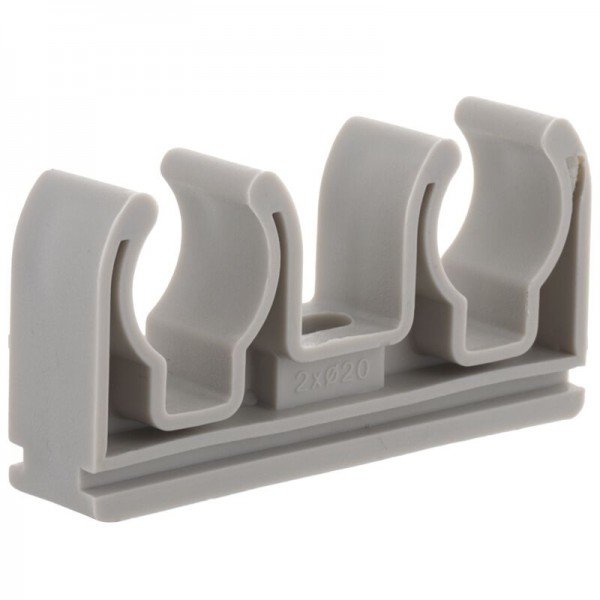 Двойное крепление для PPR трубы 20 KOER K0080.PRO (KP0096) Двойное крепление для PPR трубы 20 KOER K0080.PRO (KP0096)